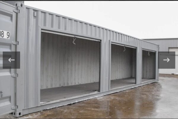 Container Magazzino 40 Piedi High Cube Con Triplo Accesso Laterale