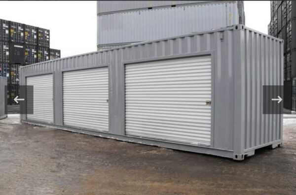 Container Magazzino 40 Piedi High Cube Con Triplo Accesso Laterale