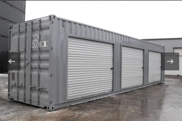 Container Magazzino 40 Piedi High Cube Con Triplo Accesso Laterale