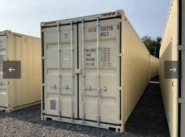 Container Marittimo 40 Piedi High Cube "Primo Viaggio" Premium