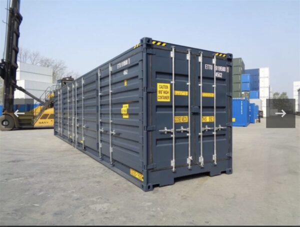 Screenshot Container 40 Piedi High Cube "Side Door" (Apertura Laterale) - Nuovo (Primo Viaggio)