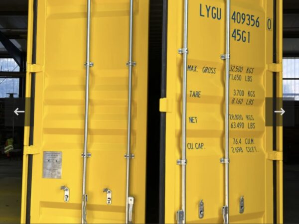 Screenshot Container 40 Piedi High Cube (HC) Nuovo - Giallo RAL 1021 (Primo Viaggio)