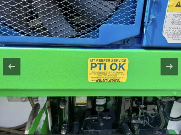 Container Frigo 40 Piedi High Cube Usato (2011) - Motore Carrier (CSC Valido)