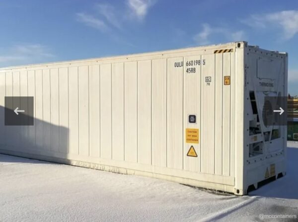 Contenitore Refrigerato High Cube 40 Piedi Per Logistica Avanzata