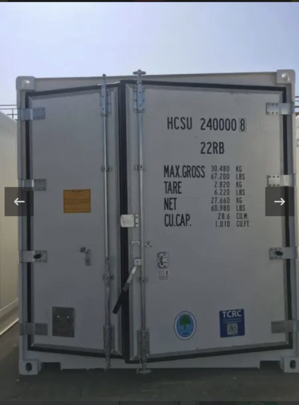 Container Frigo 20 Piedi "Domestic" - Pavimento Piatto & Luci (Thermo King Magnum+)