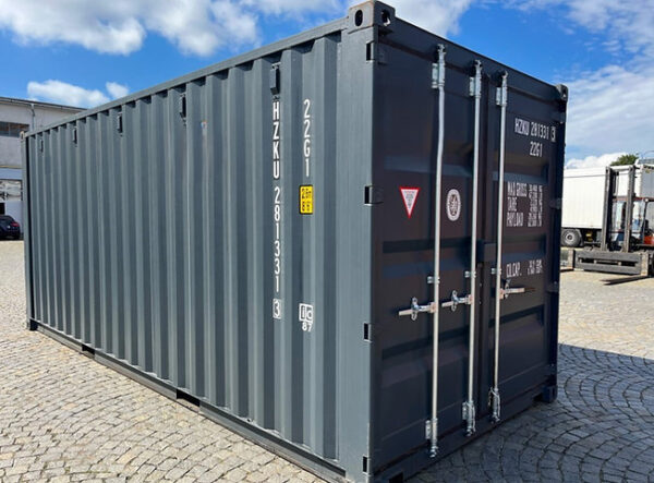 Conteneur de stockage de 6 mètres (20 pieds) avec deux portes