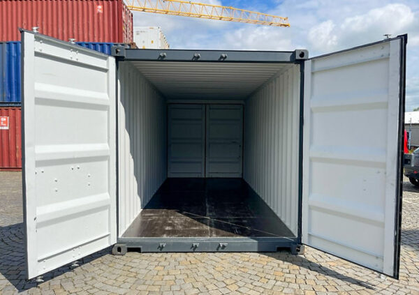 Conteneur de stockage de 6 mètres (20 pieds) avec deux portes