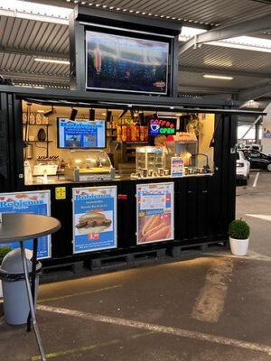 Conteneur (HC) Bar Démontable 4×2 mètres XL Noir RAL 9005