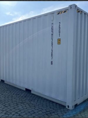 Contenitore Deposito 20 Piedi High Cube Con Serranda Industriale Avvolgibile