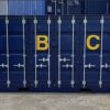 Container 20 Piedi Open Side Per Stoccaggio Sicuro Con Vasca Integrata