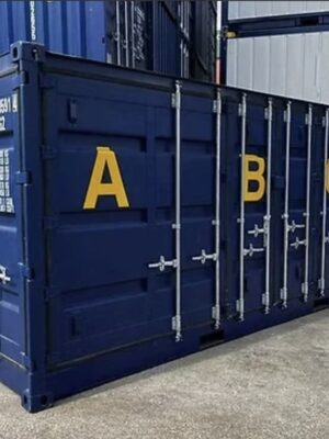 Container 20 Piedi Open Side Per Stoccaggio Sicuro Con Vasca Integrata