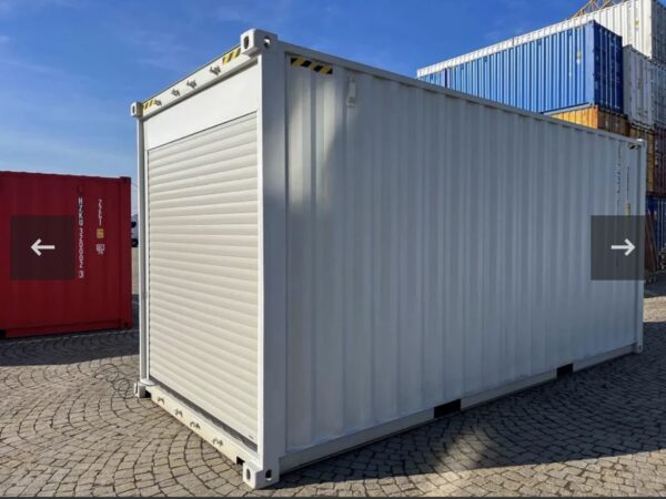 Screenshot Contenitore Deposito 20 Piedi High Cube Con Serranda Industriale Avvolgibile