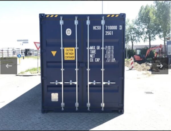 Container 20 Piedi High Cube (HC) Con Pavimento In Acciaio (Steel Floor)