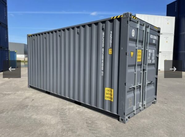 Container 20 Piedi High Cube (HC) - Altezza Maggiorata (Pavimento In Legno)