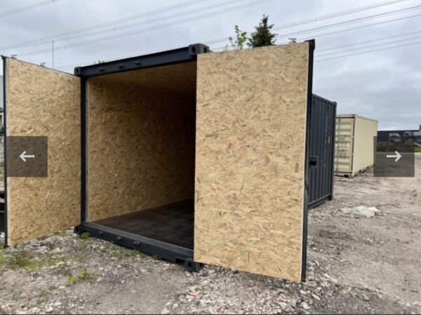 Container 20 Piedi Coibentato (Isolato) - Nuovo Antracite RAL 7016 (Anti-Condensa)