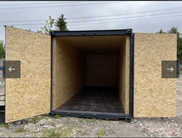 Container 20 Piedi Coibentato (Isolato) - Nuovo Antracite RAL 7016 (Anti-Condensa)