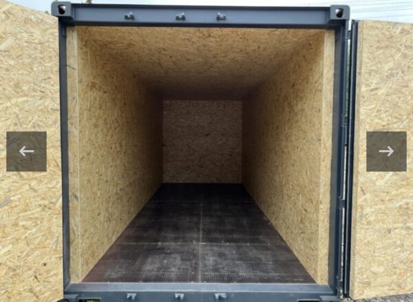 Container 20 Piedi Coibentato (Isolato) - Nuovo Antracite RAL 7016 (Anti-Condensa)