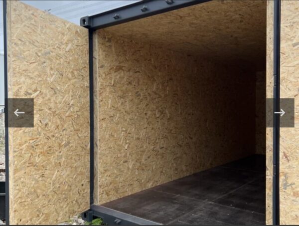 Container 20 Piedi Coibentato (Isolato) - Nuovo Antracite RAL 7016 (Anti-Condensa)