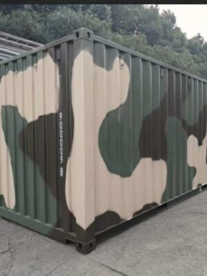 Container 20 Piedi Standard Mimetico (Camouflage Green) - Nuovo/Primo Viaggi
