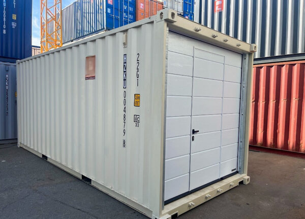 conteneur 20 pieds 4g Conteneur maritime 20 pieds + porte sectionnelle + fenêtre