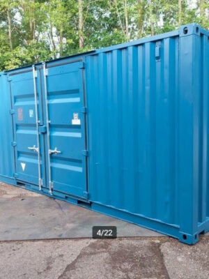 Conteneur de Stockage 20 Pieds avec Portes Latérales Supplémentaires