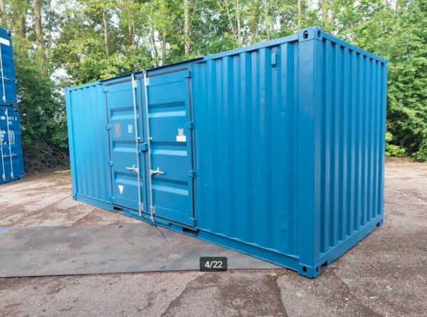 Conteneur de Stockage 20 Pieds avec Portes Latérales Supplémentaires