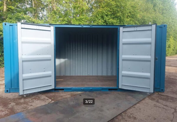 Conteneur de Stockage 20 Pieds avec Portes Latérales Supplémentaires