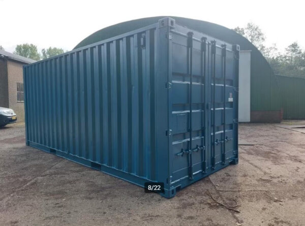 Conteneur de Stockage 20 Pieds avec Portes Latérales Supplémentaires