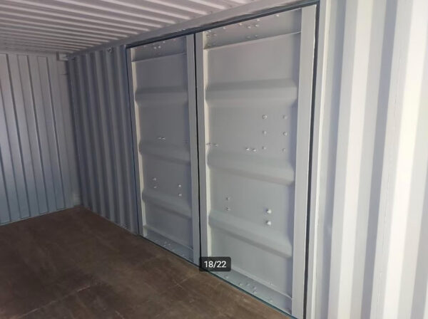 Conteneur de Stockage 20 Pieds avec Portes Latérales Supplémentaires