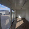 Conteneur de bureau commercial 18 m2 avec toilettes